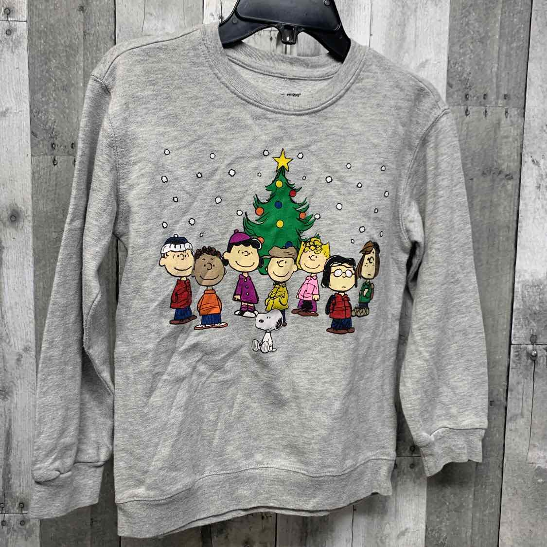 Size Medium Gray Graphic Peanuts Sweat Shirt