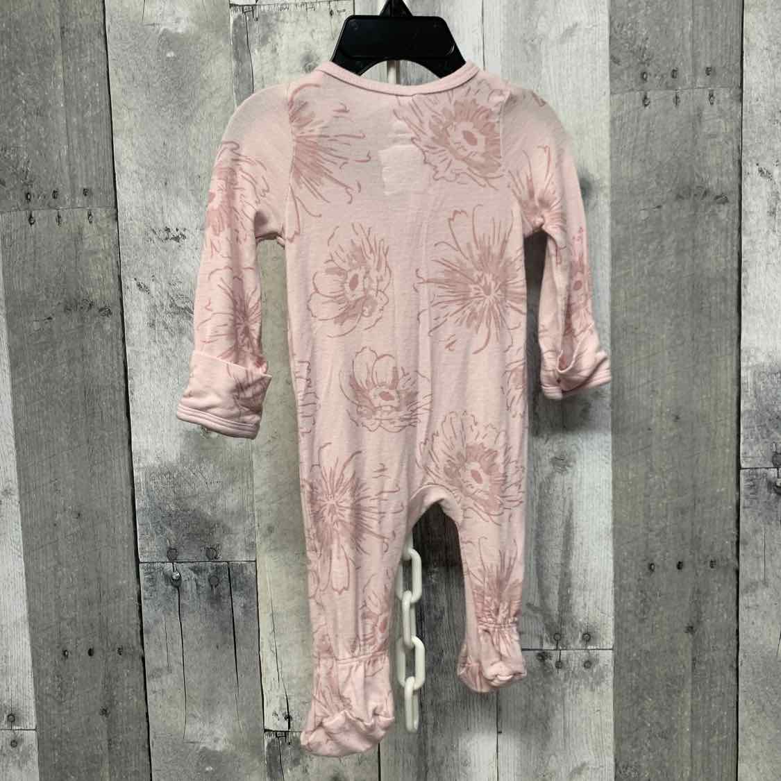 Size Newborn Pink Graphic Cloud Island Footy PJs