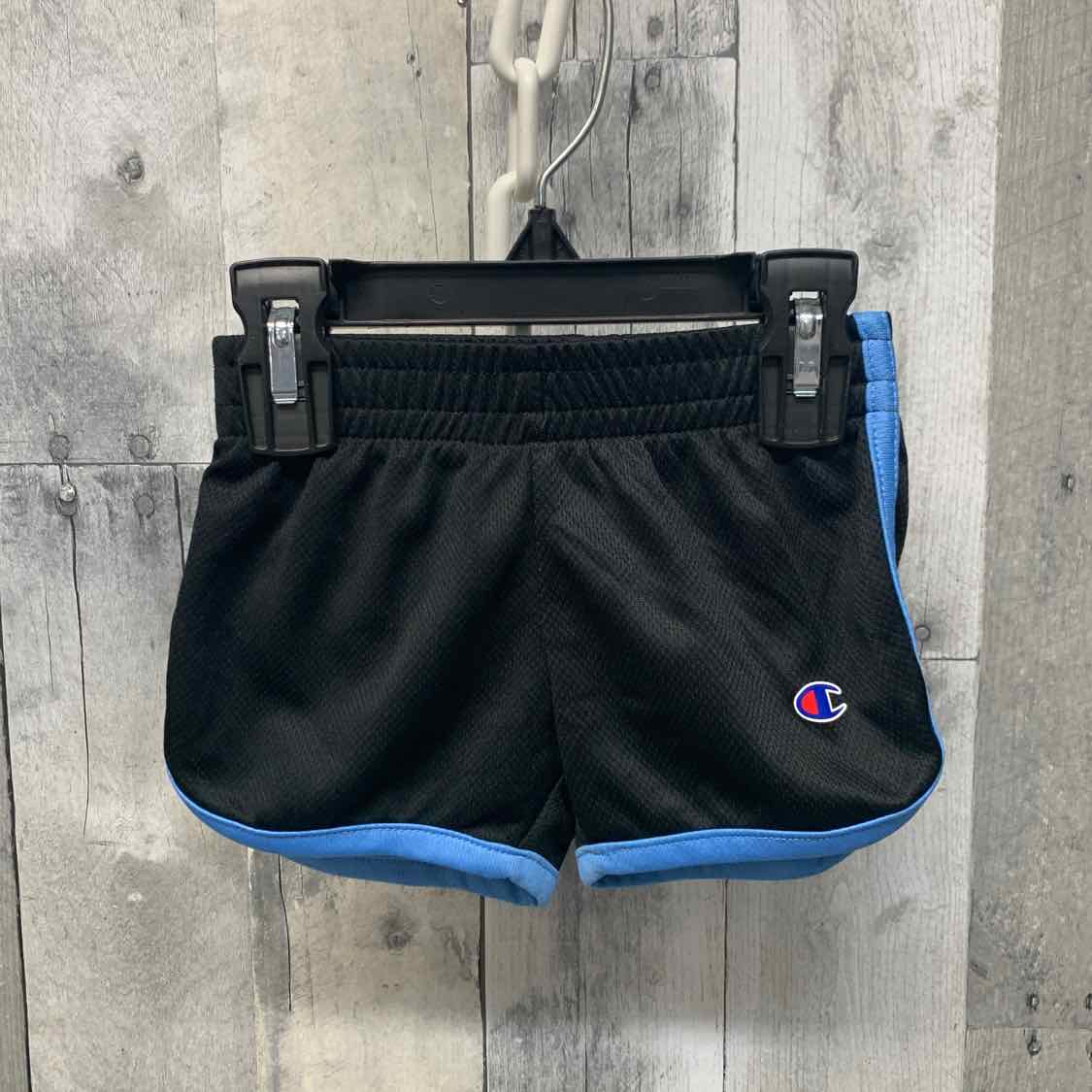 Size 3-6 Months Black/Blue Champion Shorts - Athletic - OodlesCB