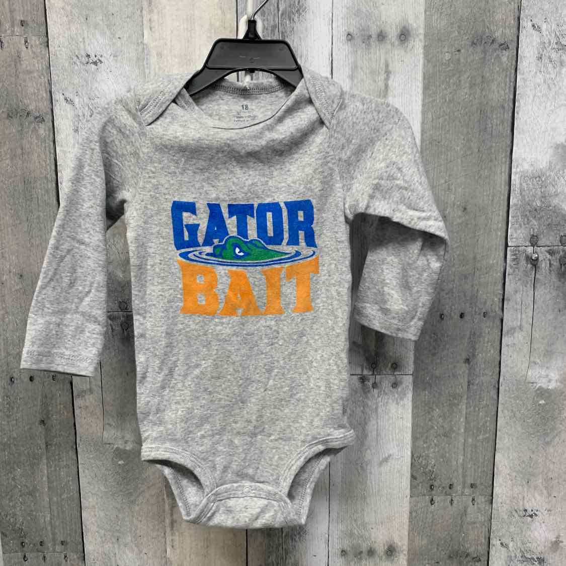 Size 18 Months Gray Graphic Team Apparel Bodysuit