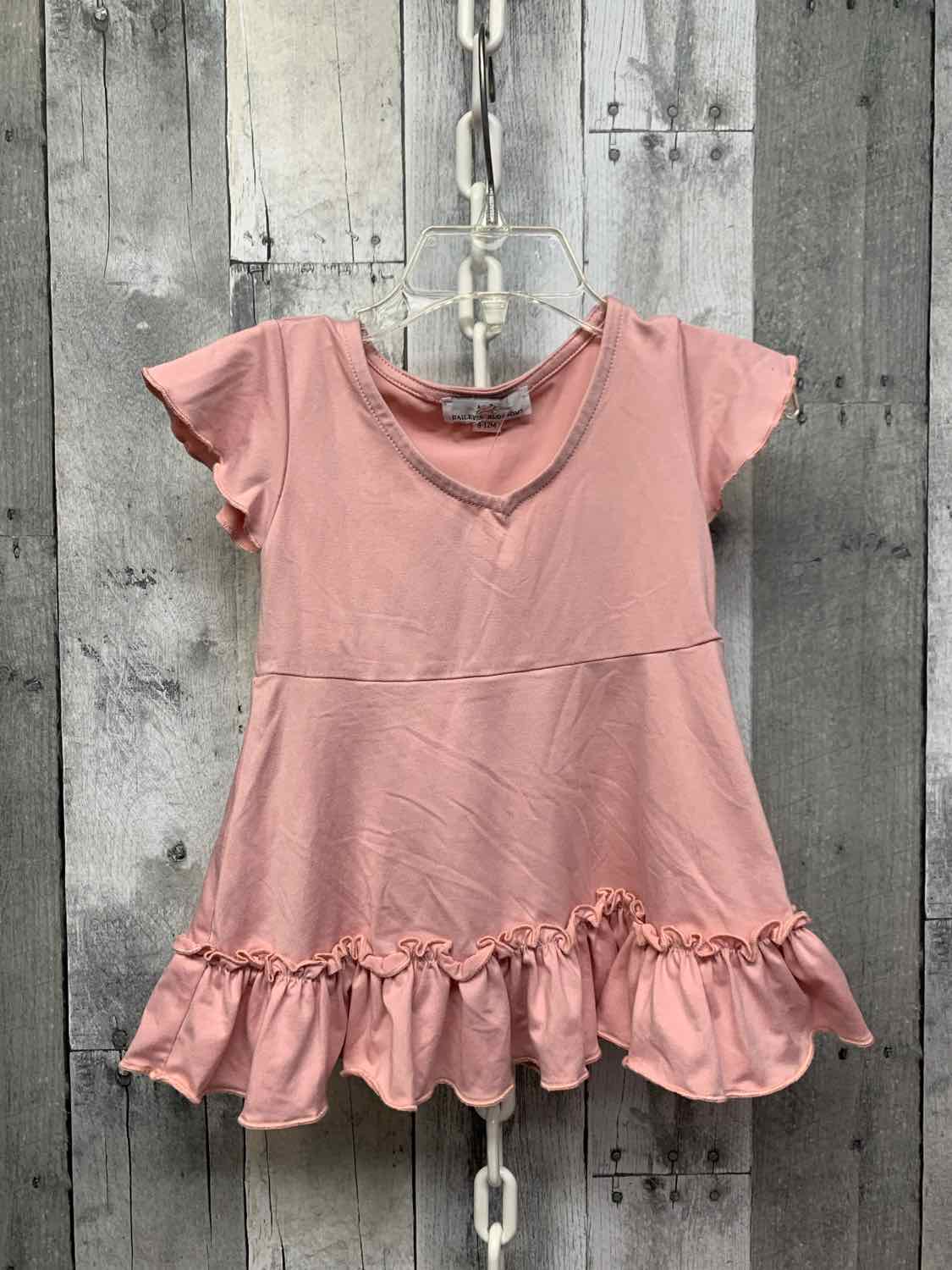 Size 9-12 Months Pink Bailey's Blossoms Dress - Knit