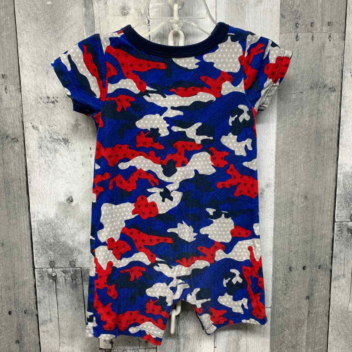 Size 12 Months Red/White/Blue Holiday Brands Romper