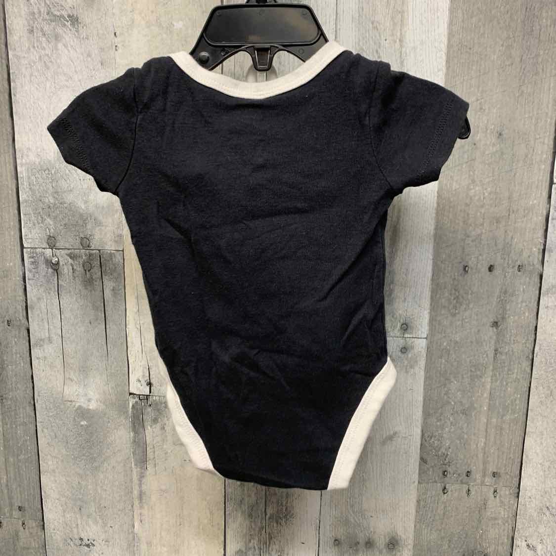 Size 6 Months Black/White Sport Brand Bodysuit - OodlesCB