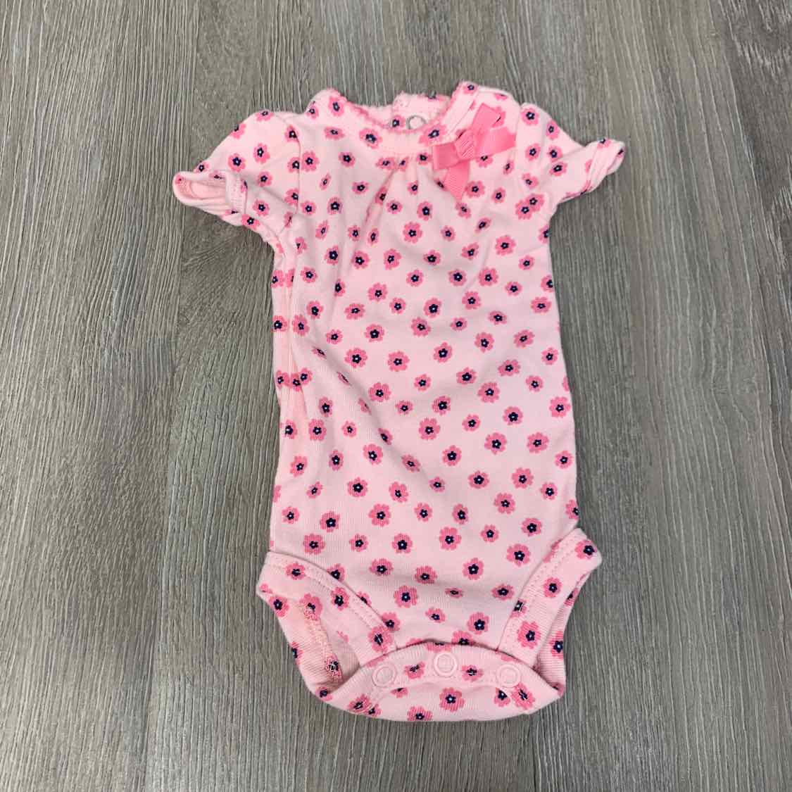 Size Preemie Pink Print Simple Joys Bodysuit