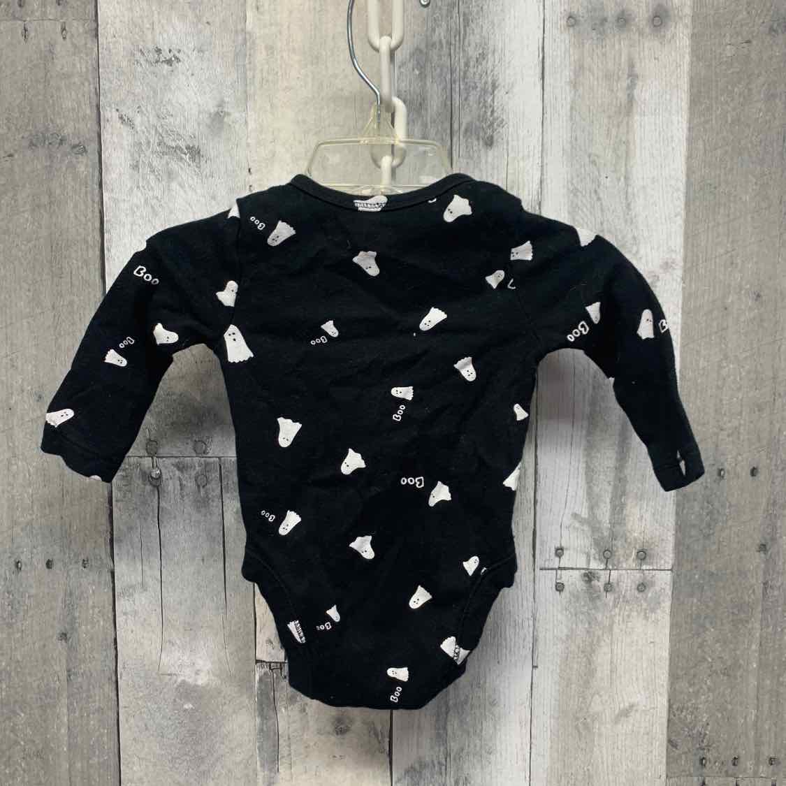 Size 0-3 Months Black/White Old Navy Bodysuit