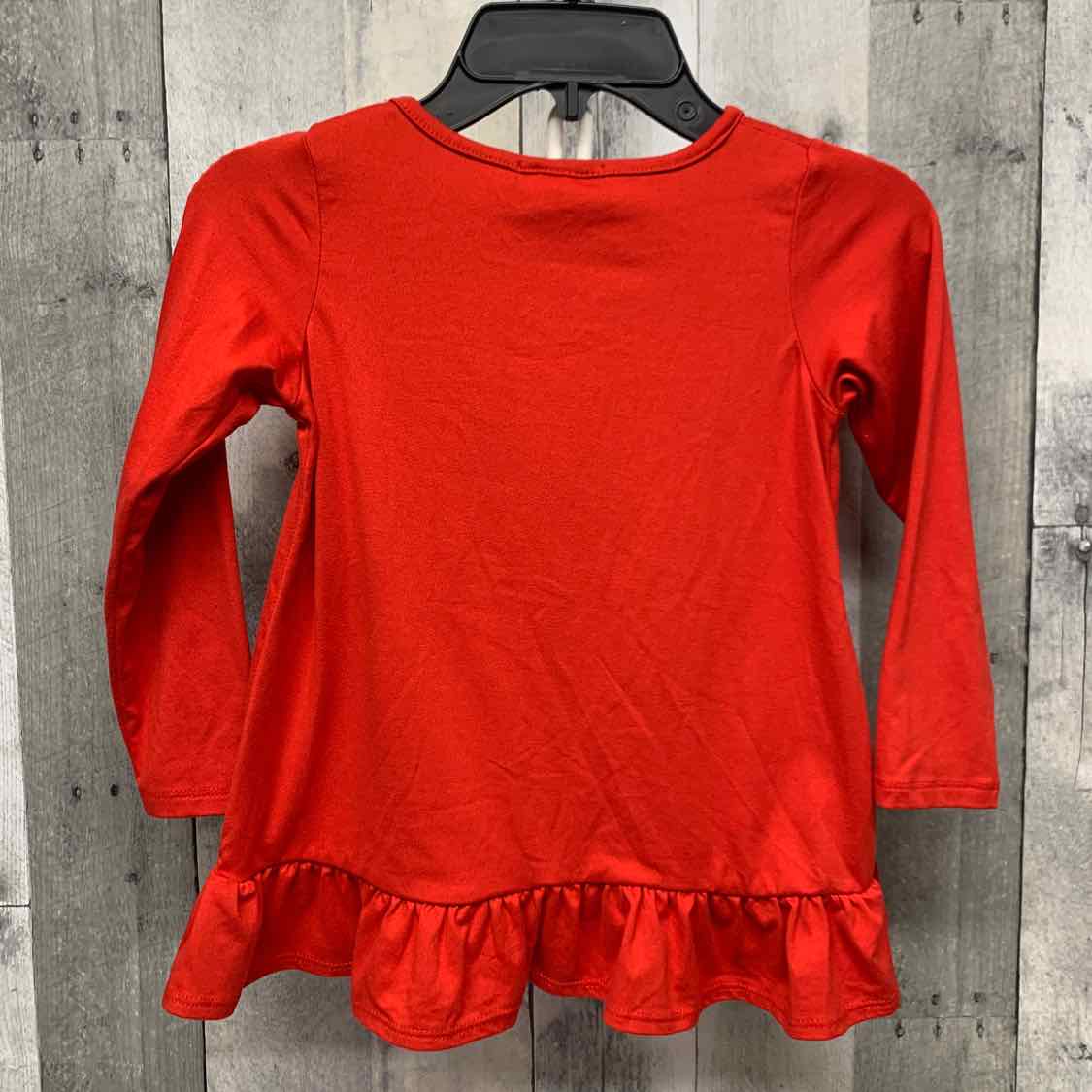 Size 4T Red Graphic Rare Editions Long Sleeve Shirt