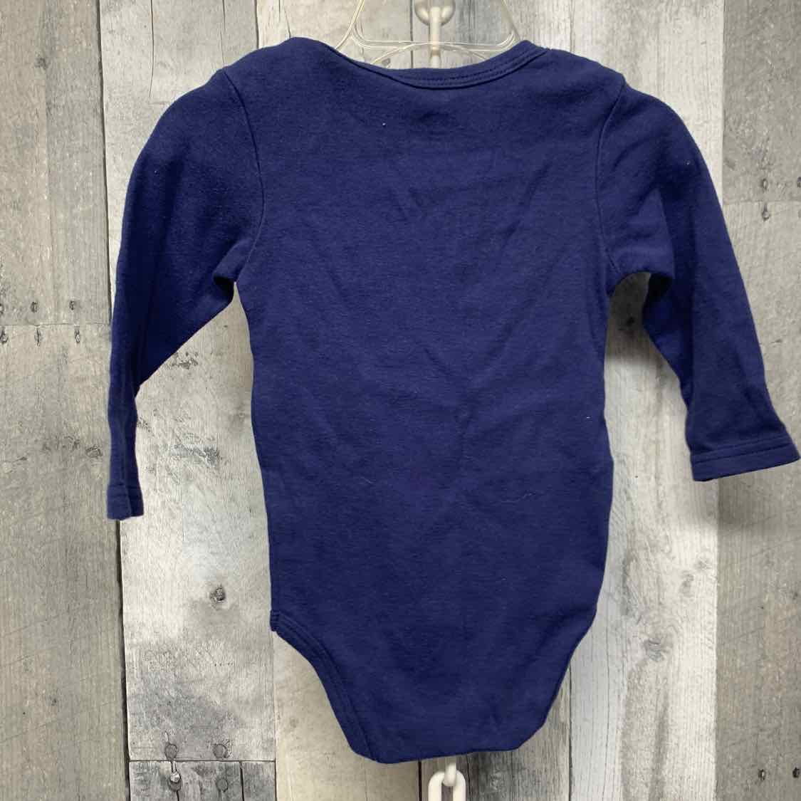 Size 9-12 Months Navy Holiday Brands Bodysuit