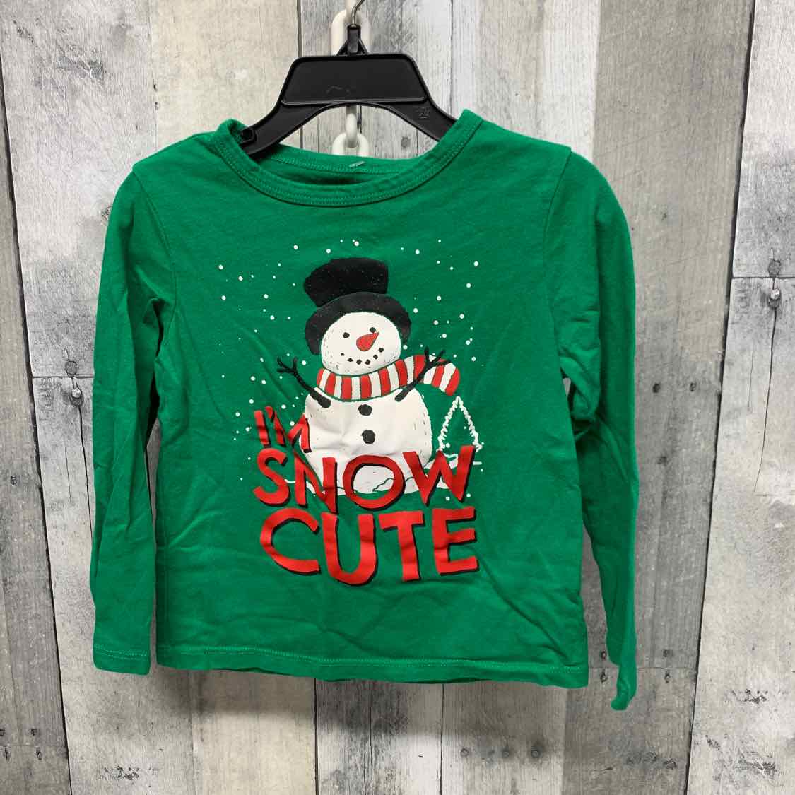 Size 3T Green Graphic Children's Place Long Sleeve Shirt