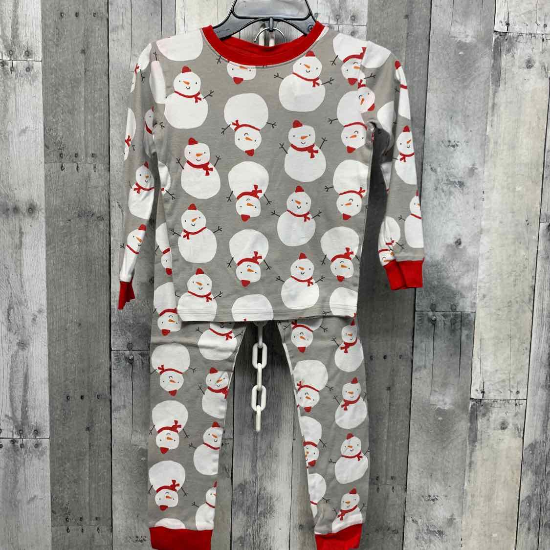 Size 7 Gray Print Carter's 2pc PJs