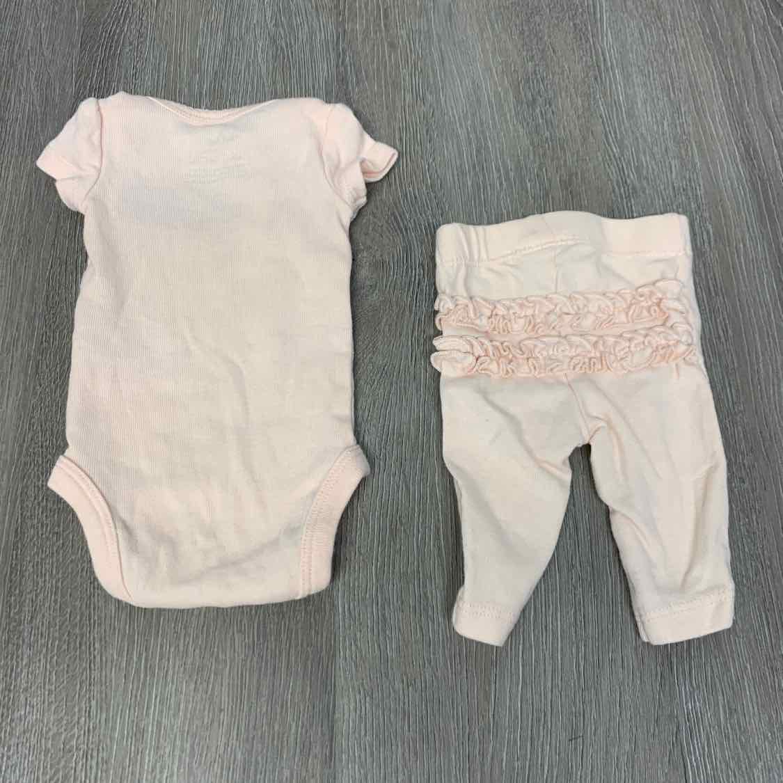 Size Preemie Pink Carter's Shirt/Pants