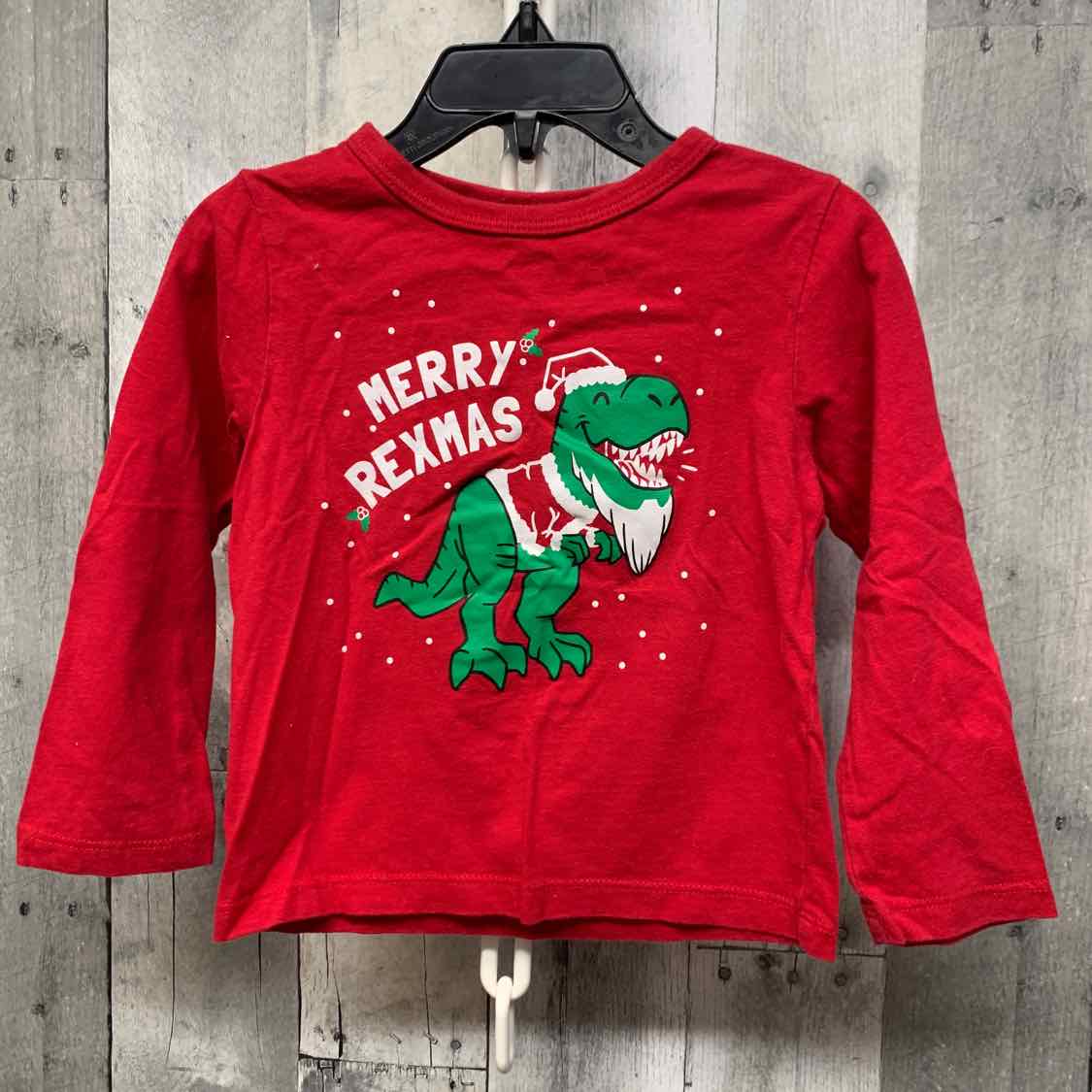 Size 2T Red Graphic Children's Place Long Sleeve Shirt