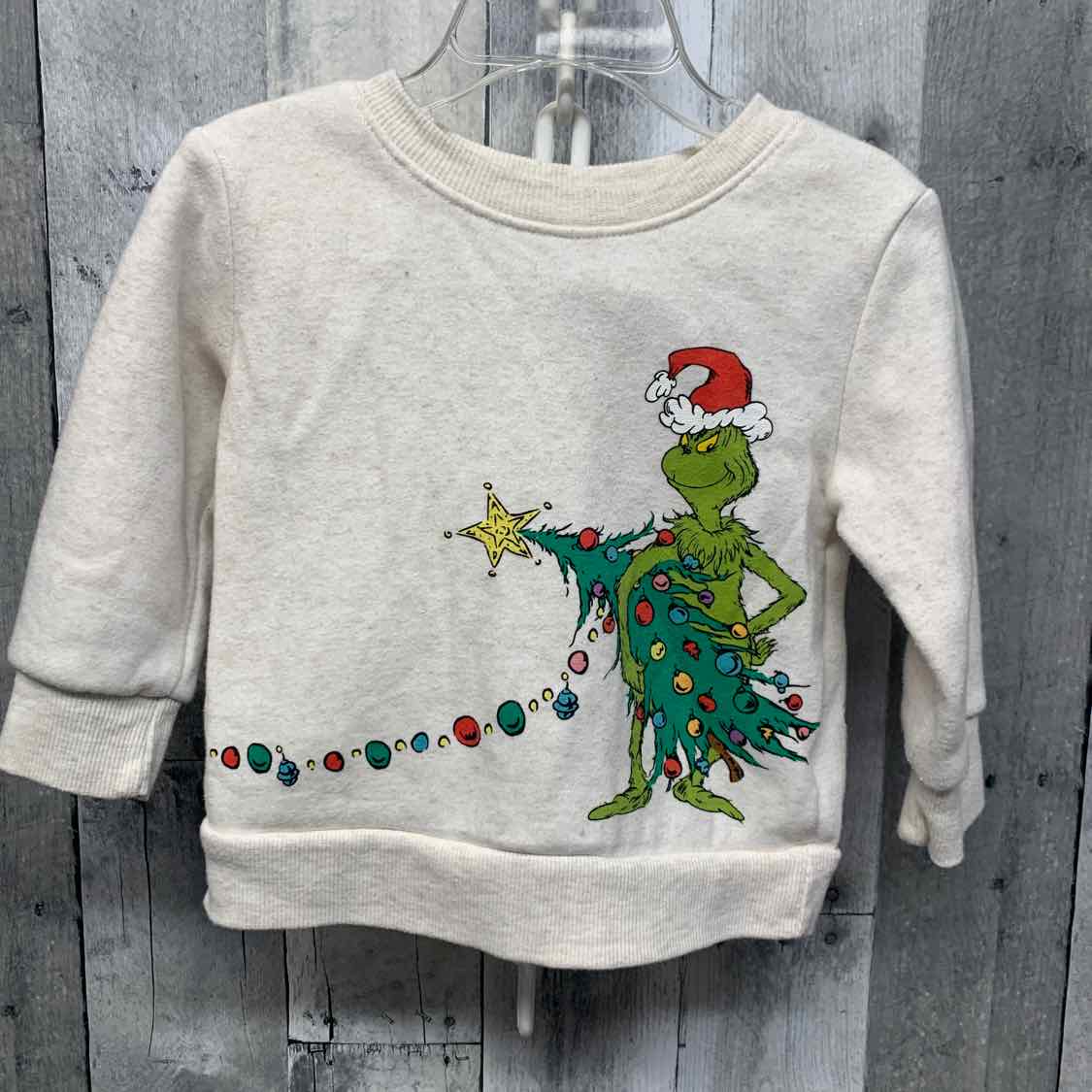 Size 18 Months Tan Graphic Dr Seuss Sweat Shirt