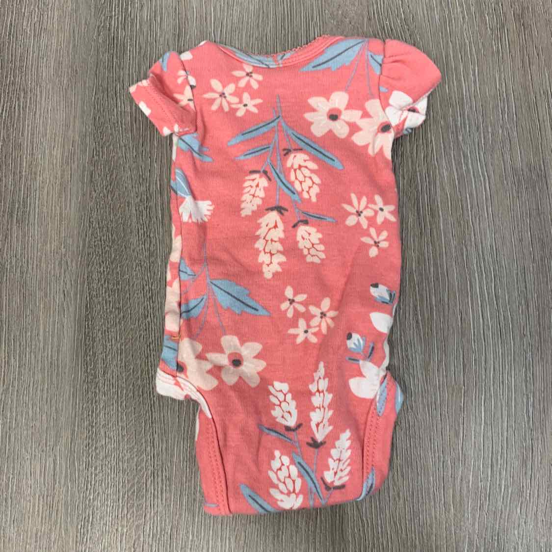 Size Preemie Pink Print Carter's Bodysuit