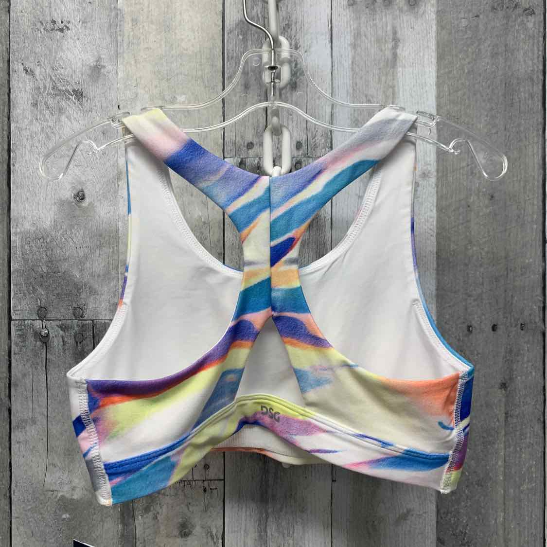 Size 16 White/Blue Mid Brand Dance Top