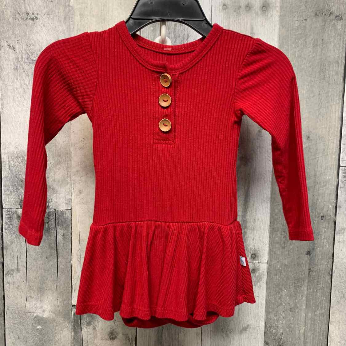 Size 6-12 Months Red Posh Peanut Romper