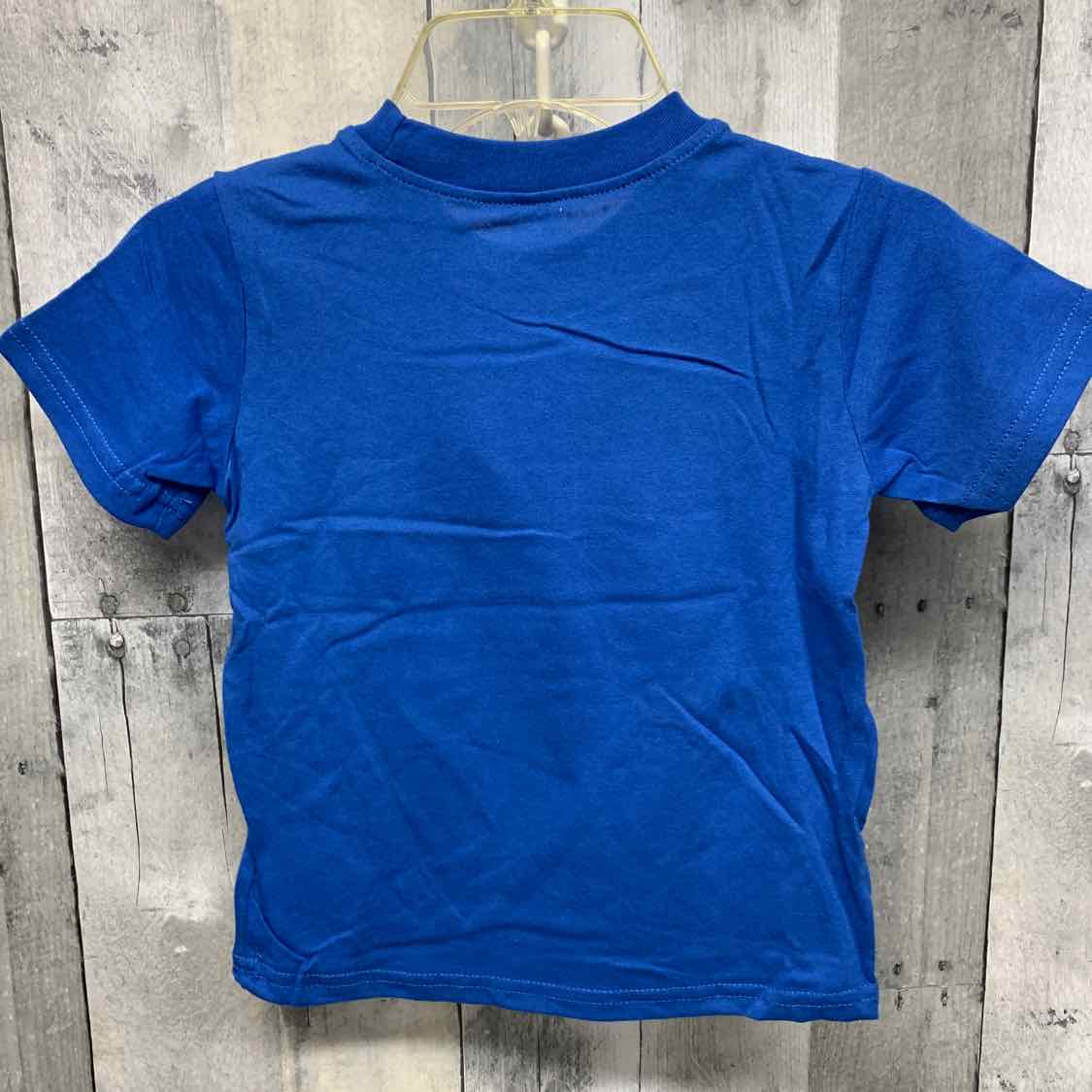 Size 4 Blue Graphic Marvel T Shirt