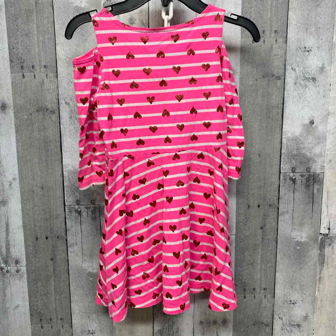 Size 7/8 Pink/Red Children's Place LS Dress