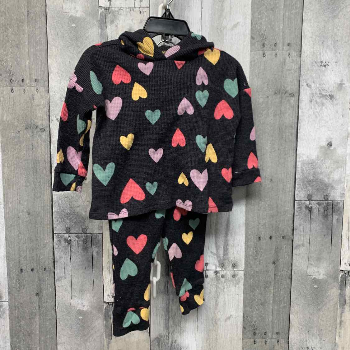 Size 12 Months Gray Print Garanimals Shirt/Pants