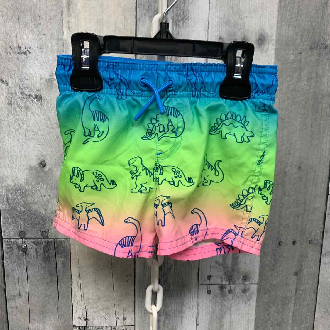 Size 18 Months Blue/Green Cat & Jack Swim Trunks