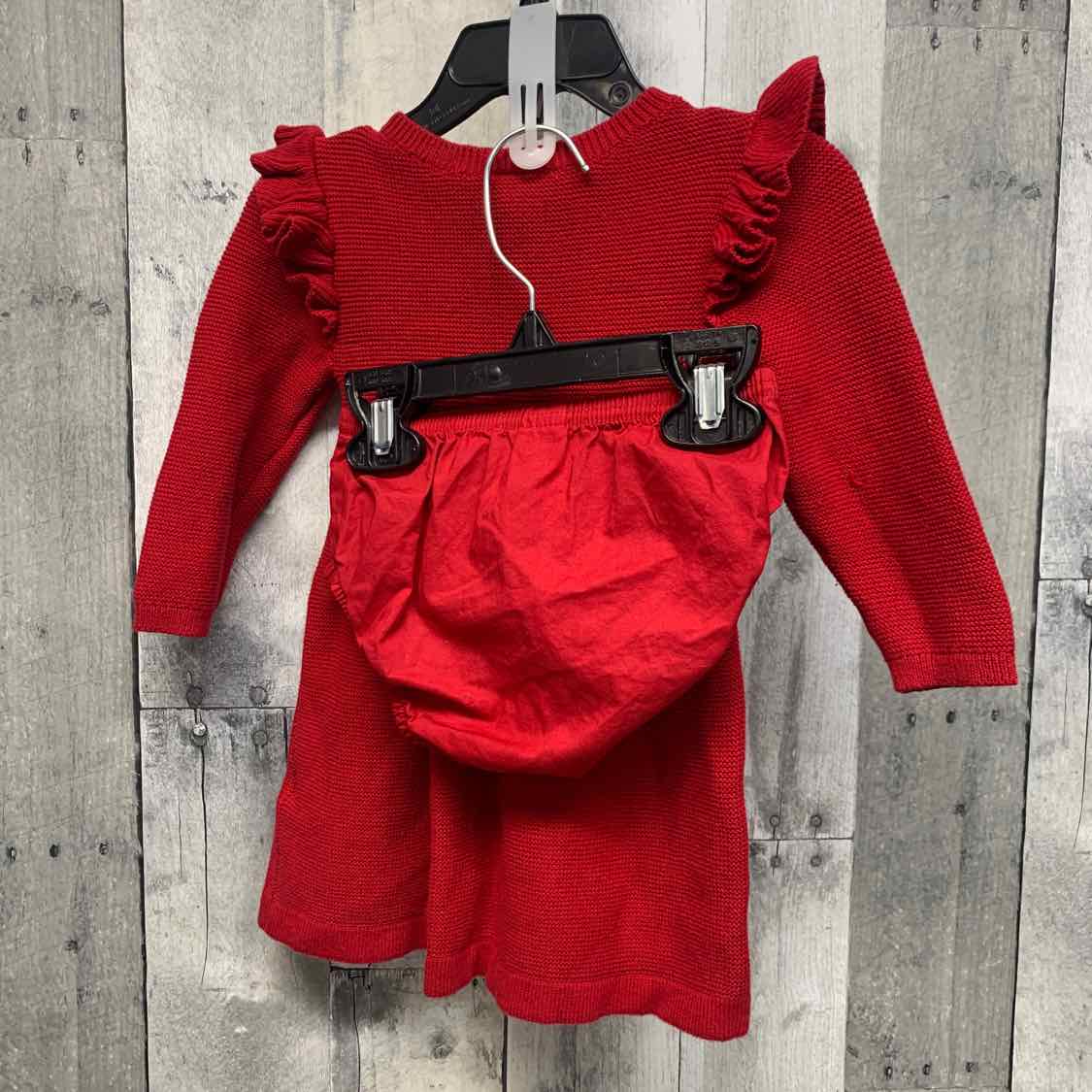 Size 12 Months Red Just One You 2pc Dress