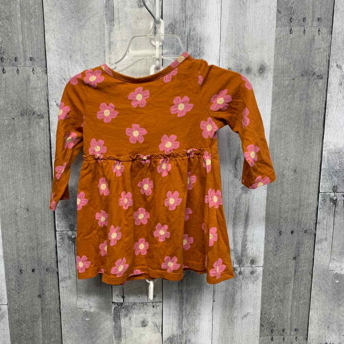 Size 6-12 Orange/Pink Old Navy LS Dress