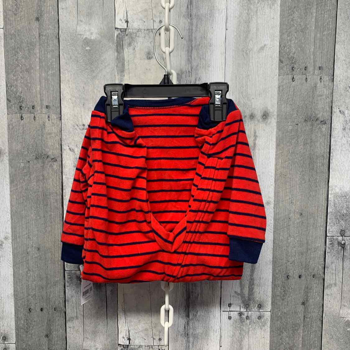 Size 12 Months Red/Navy Carter's Footy PJs