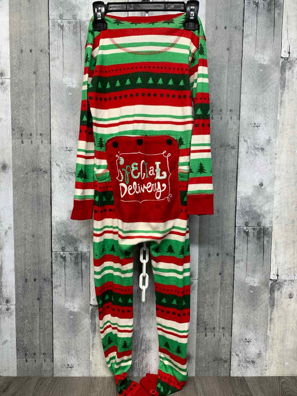 Size 6 Red/Green B Brand Footy PJs