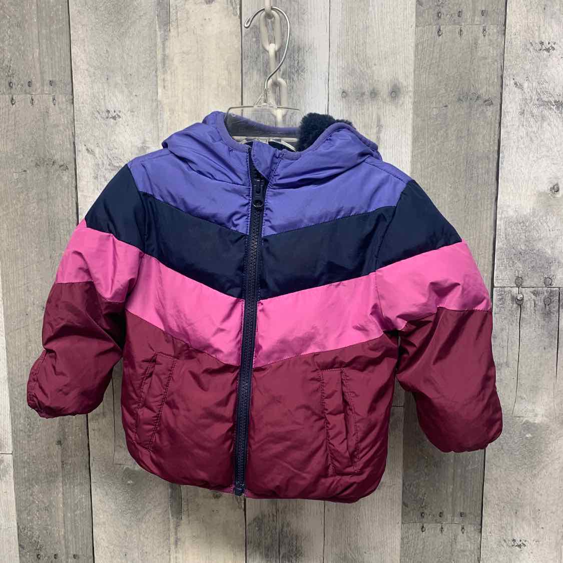 Size 12 Months Purple/Navy Swiss Tech Heavy Jacket