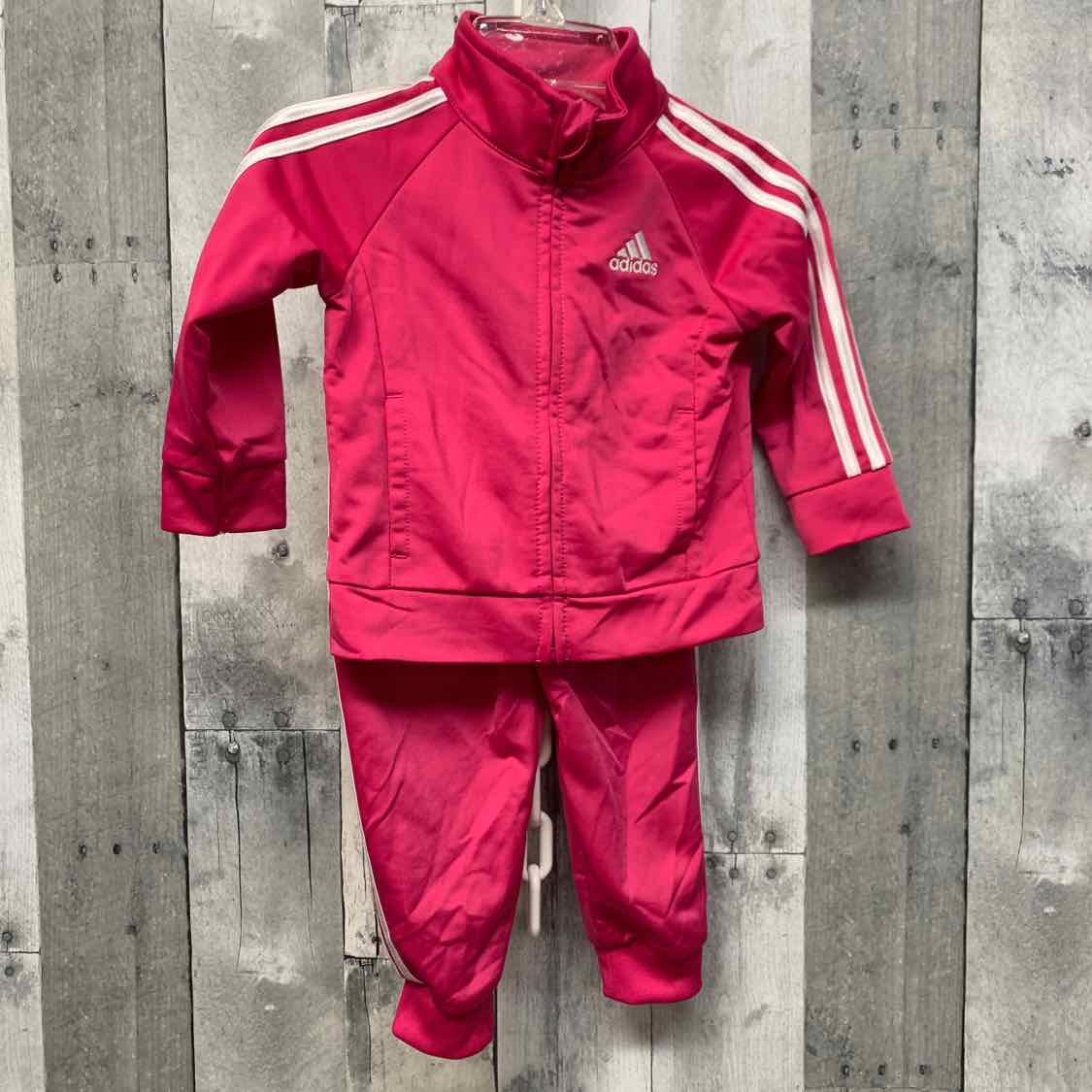Size 9 Months Pink/White Sport Brand Jacket/Pants