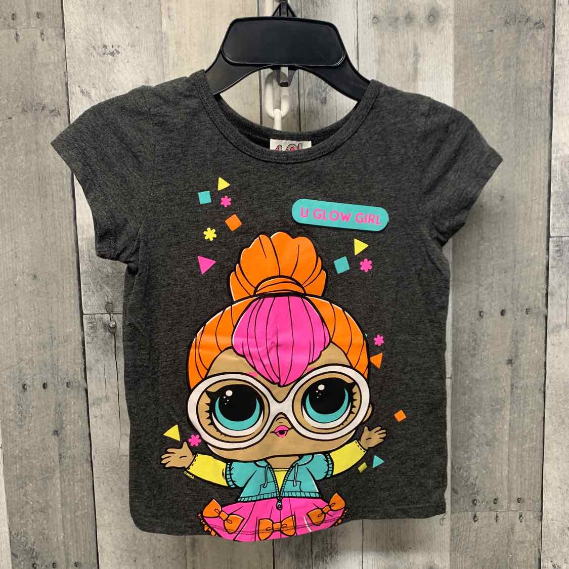 Size 5 Gray/Pink LOL Surprise T Shirt - OodlesCB