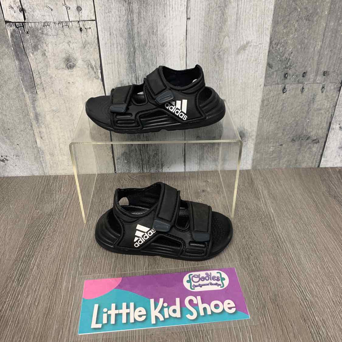 Size 5 Black/White Sport Brand Sandals