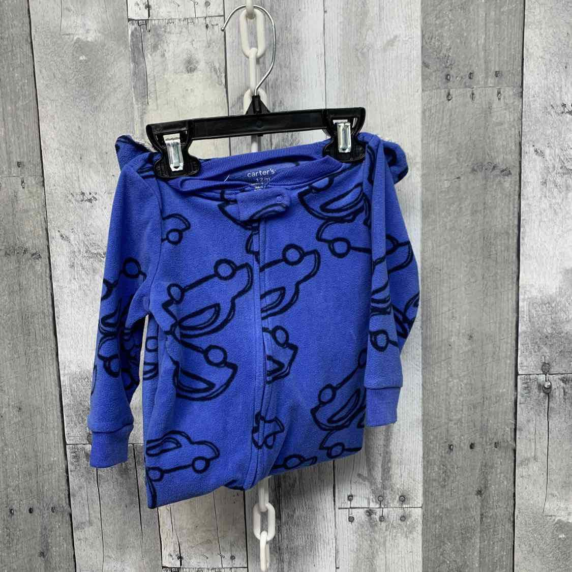 Size 12 Months Blue Print Carter's Footy PJs
