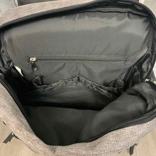 Eddie Bauer Black/Gray Diaper Bag