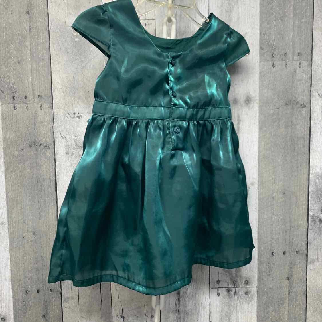Size 12 Months Green Just One You Dress - Party