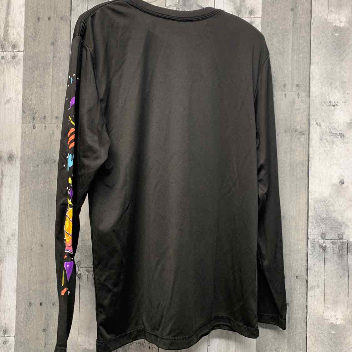 Size Large Black Tek Gear Long Sleeve Shirt