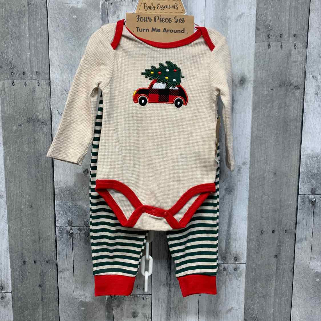 Size 9 Months Tan Baby Essentials Shirt/Pants