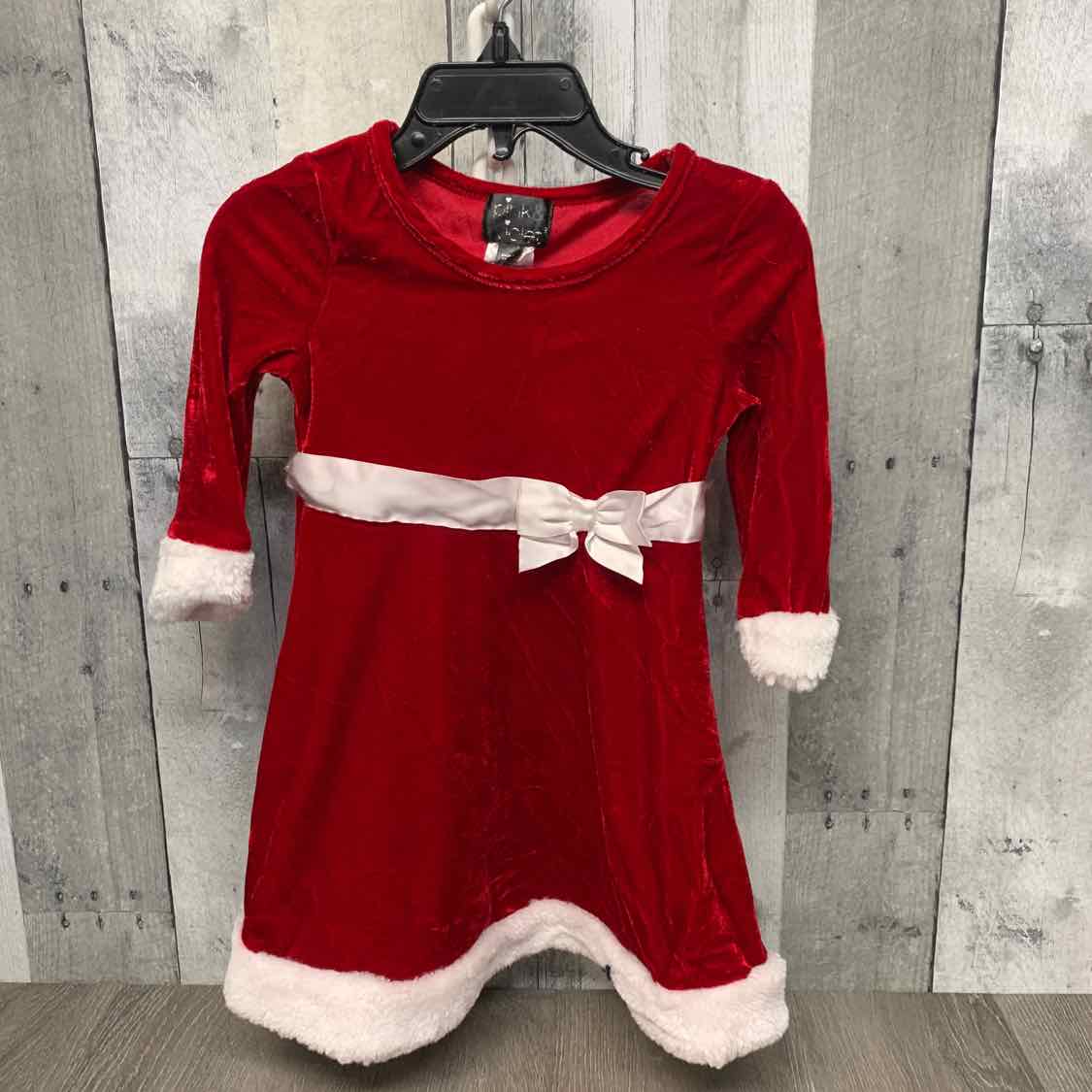 Size 2T Red/White B Brand Dress