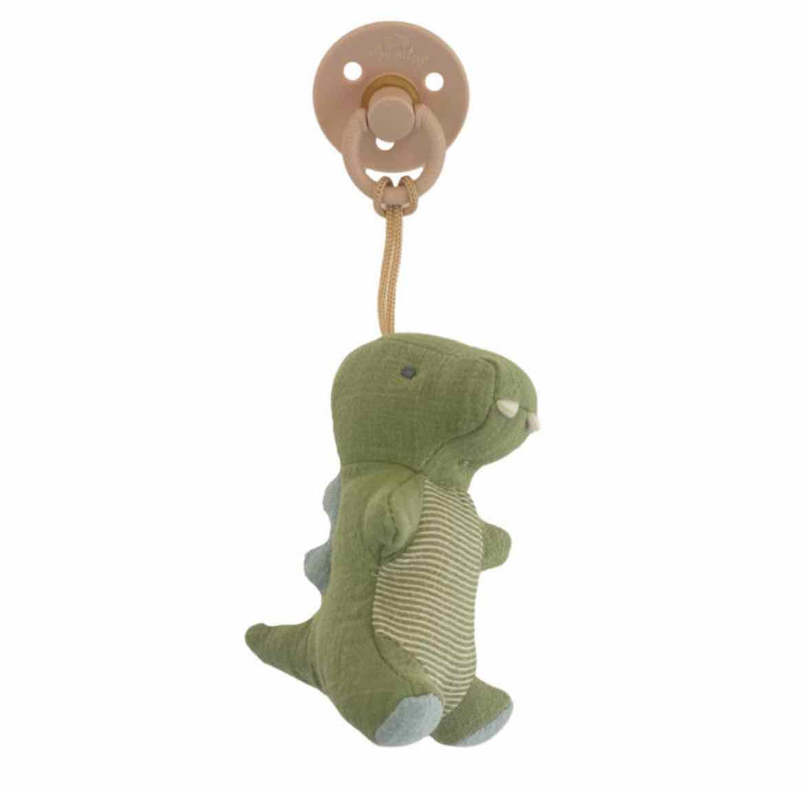 Itzy Ritzy Bitzy Pal Natural Rubber Pacifier & Stuffed Animal - More Options - OodlesCB