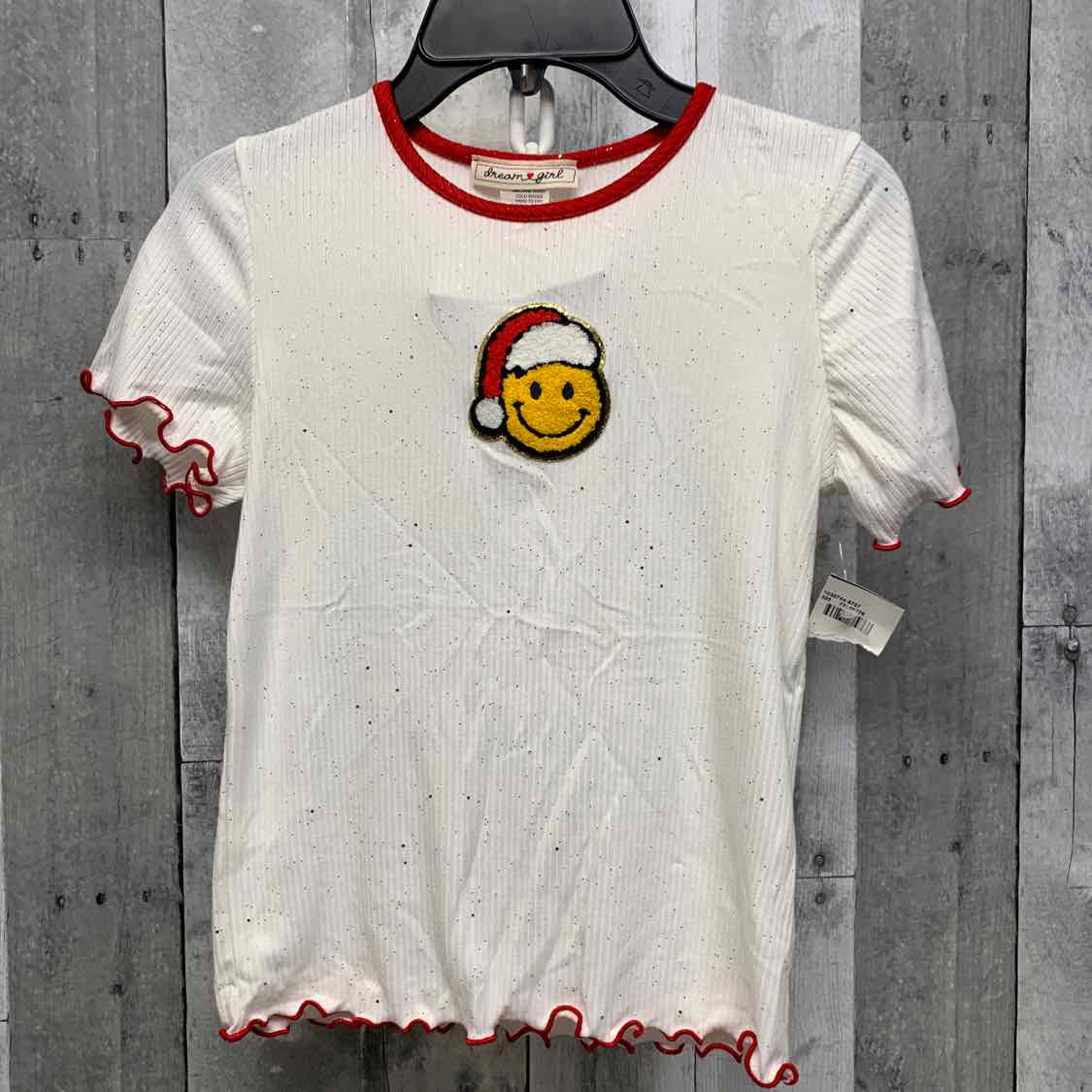 Size 12 White/Red B Brand T Shirt