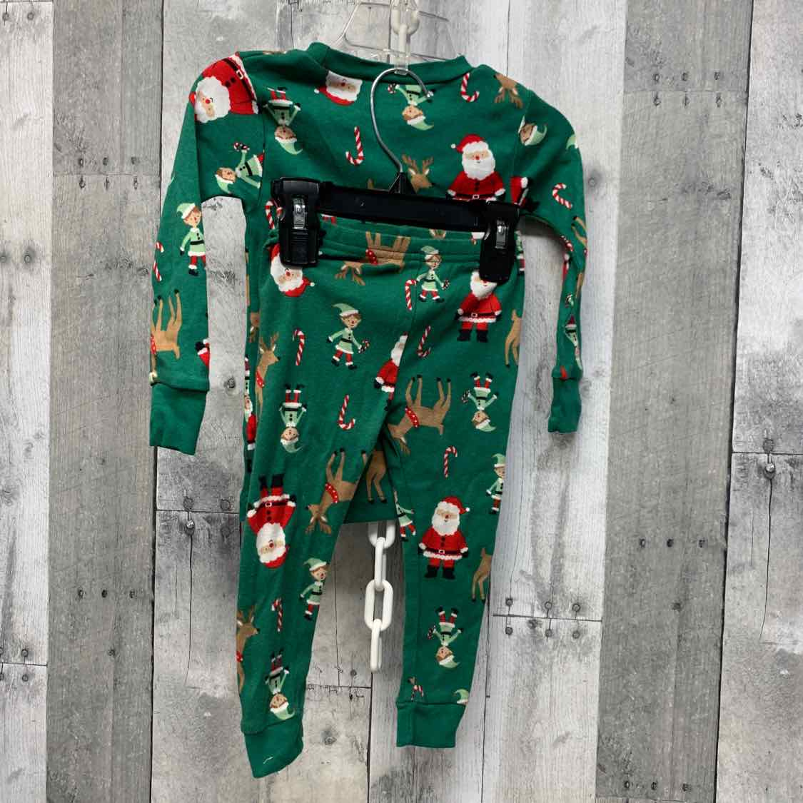 Size 18 Months Green Just One You 2pc PJs