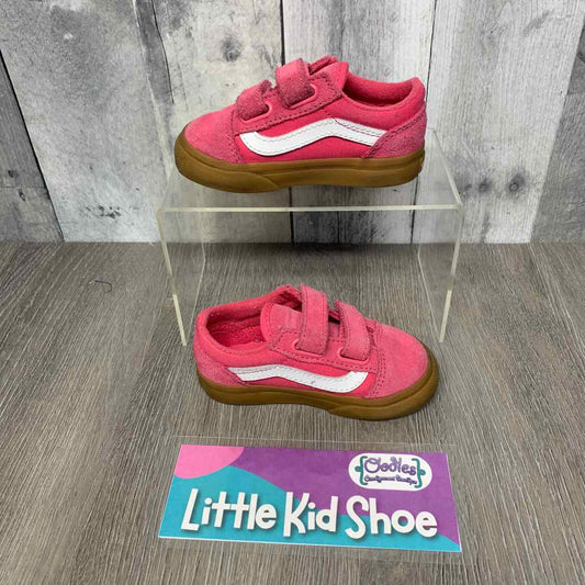 Size 6 Pink/White Vans Sneakers