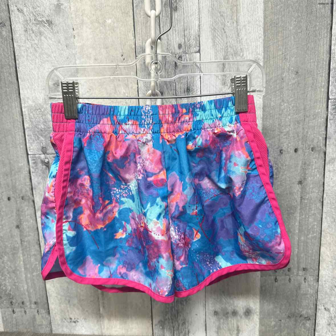 Size 7/8 Pink/Blue Champion Shorts - Athletic