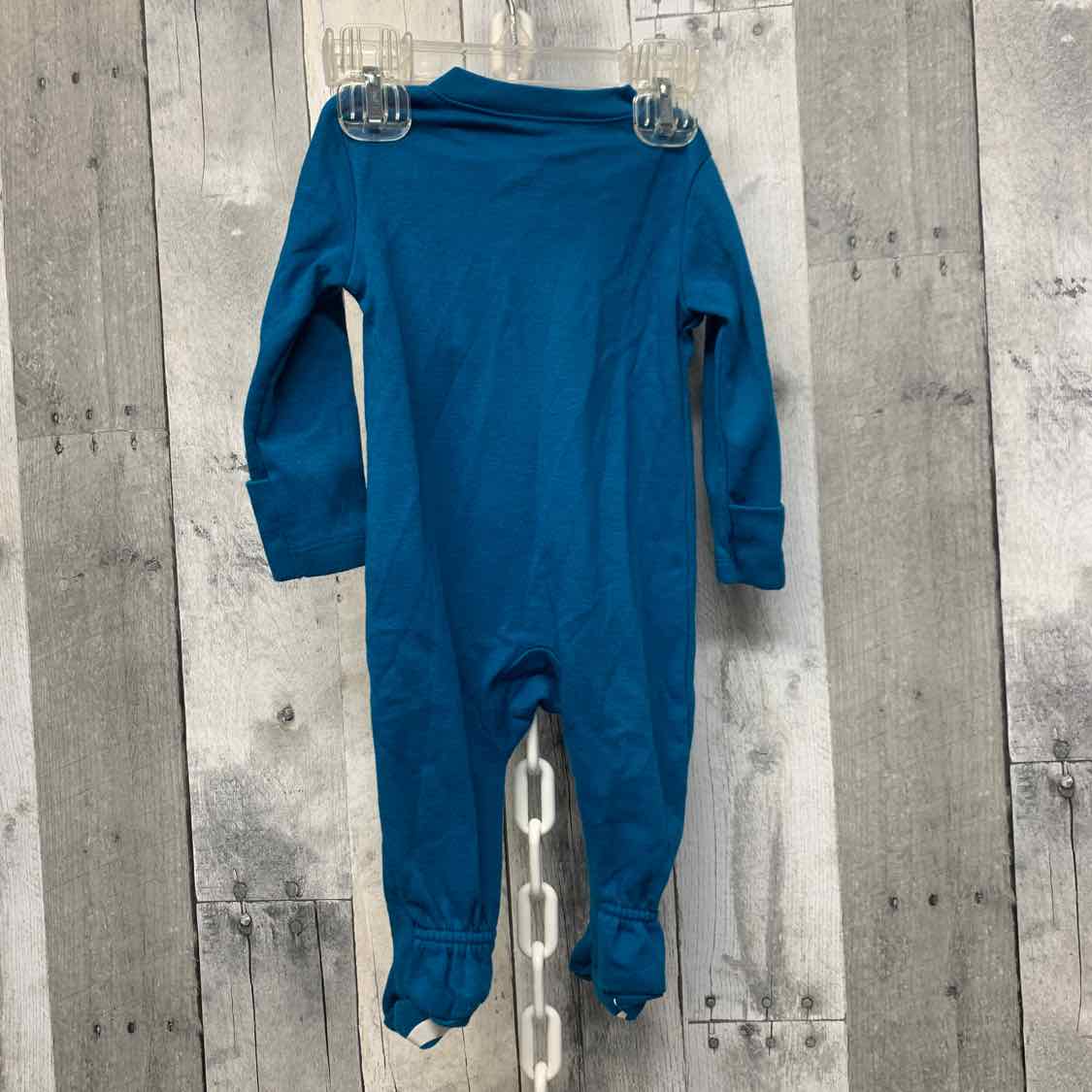 Size 3 Months Teal Sport Brand Footy PJs