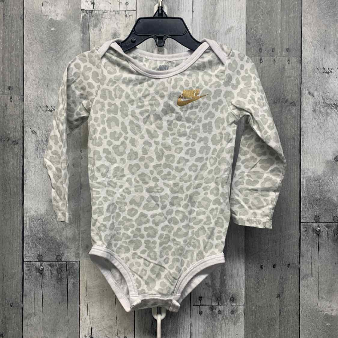 Size 24 Months White/Gray Sport Brand Bodysuit