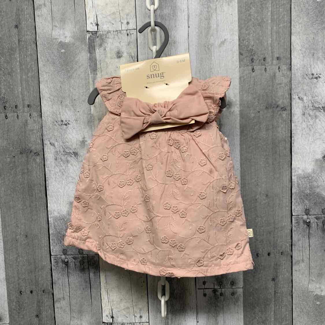 Size 3-6 Months Pink B Brand 2pc Dress