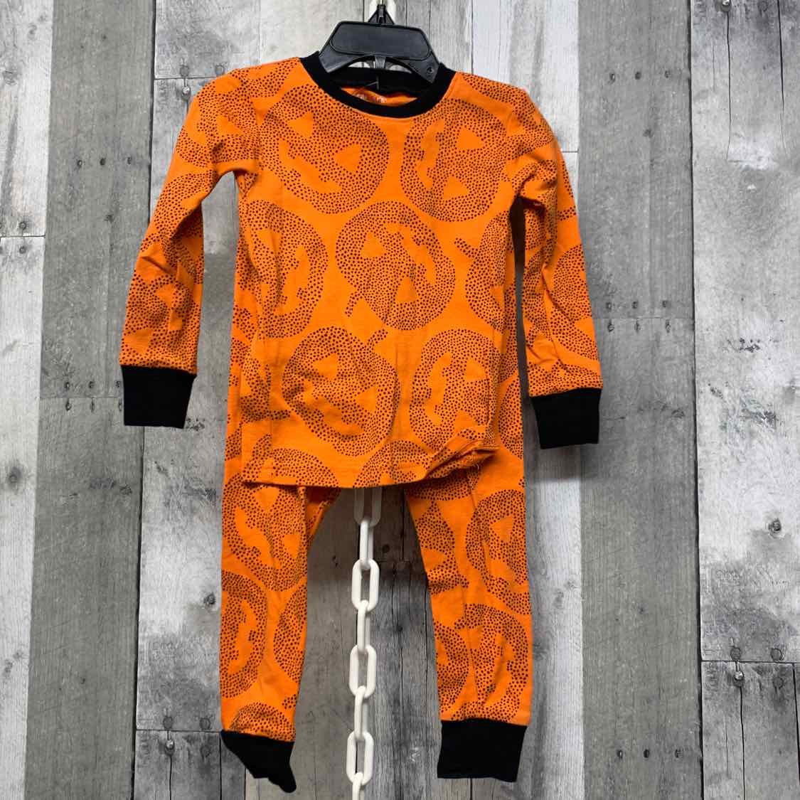Size 2T Orange Carter's 2pc PJs