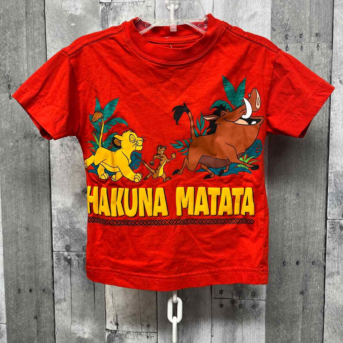 Size 2 Red Graphic Disney Collection T Shirt