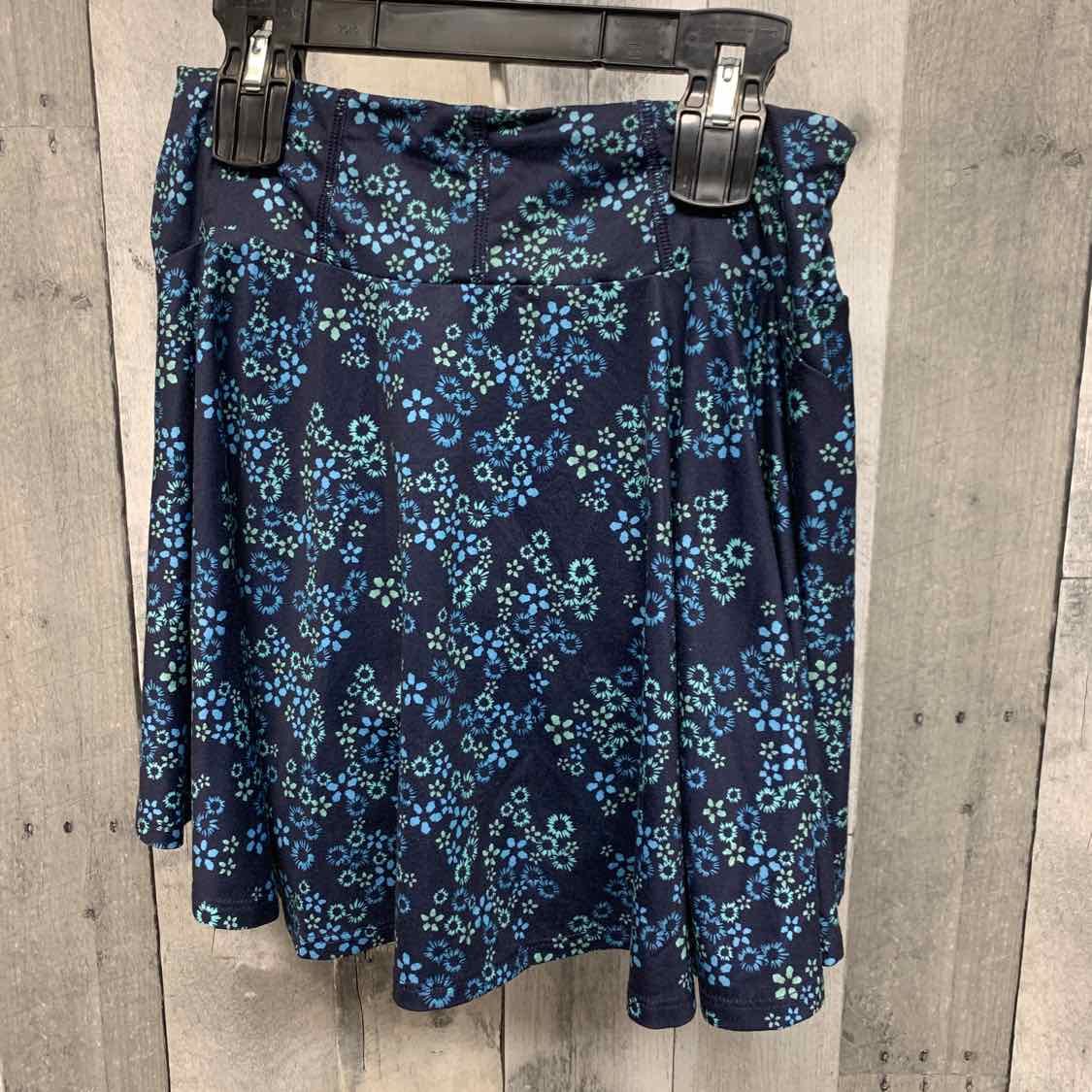 Size 14 Navy Floral All in Motion Skirt