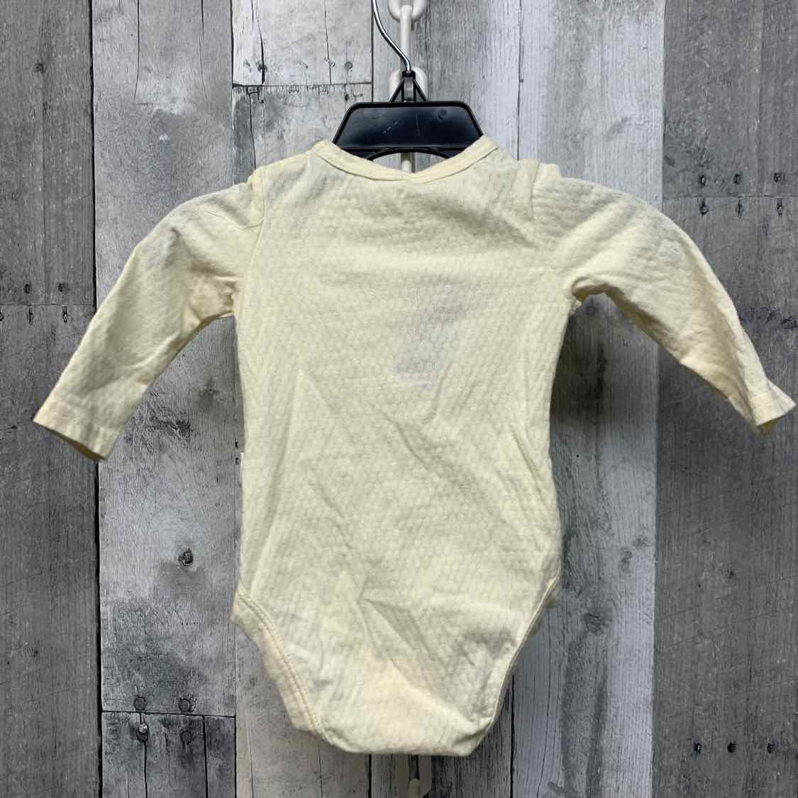 Size 0-3 Months Ivory Graphic B Brand Bodysuit