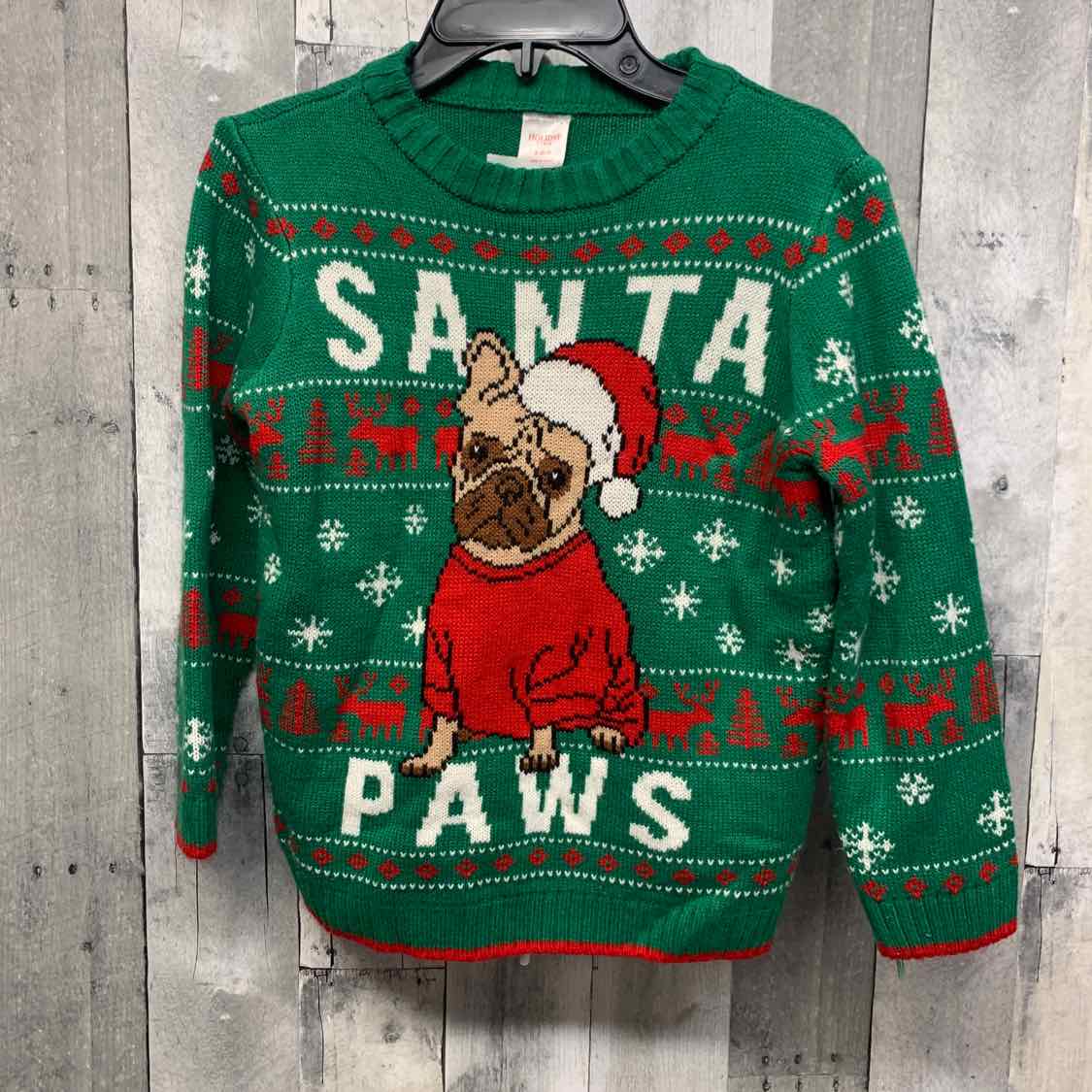 Size 6/7 Green Holiday Brands Sweater
